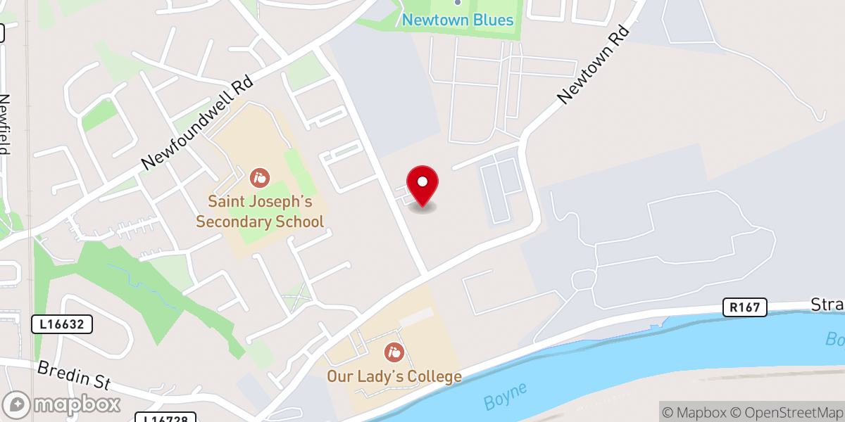 Map showing location of The Mill Enterprise Centre