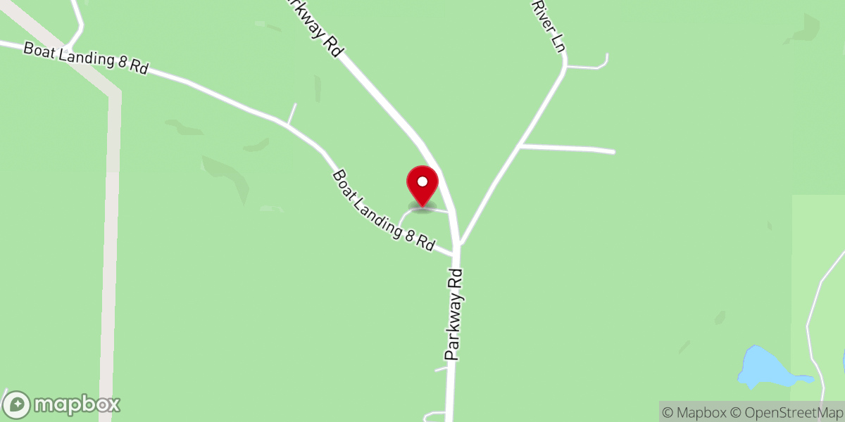 Map showing location of The Chapel in the Woods