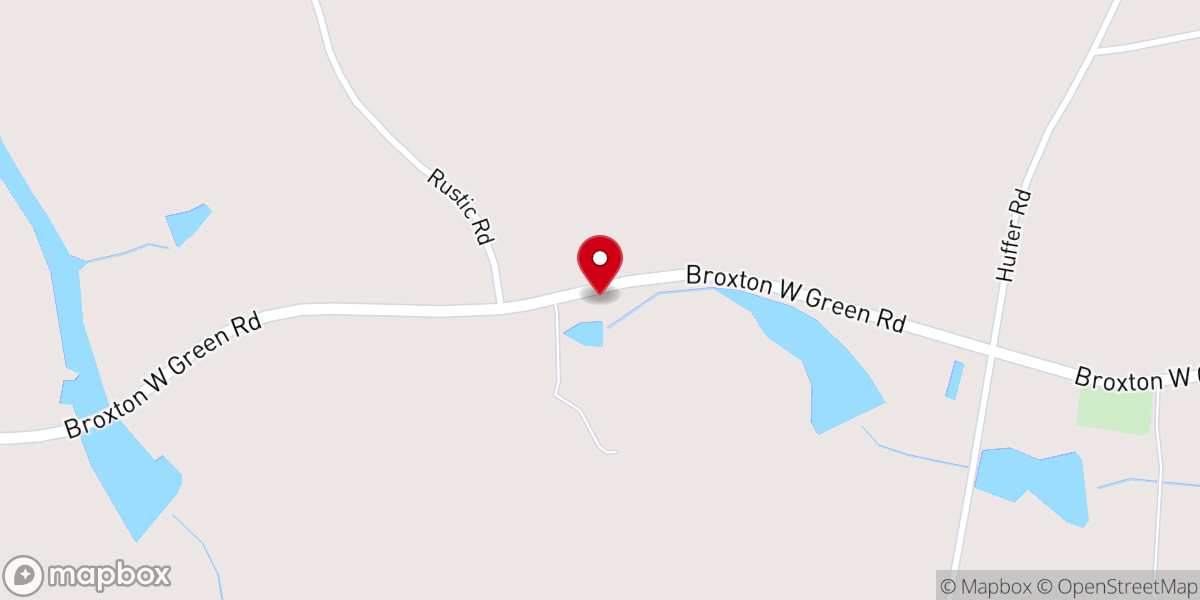 Map showing location of Shady Grove Church