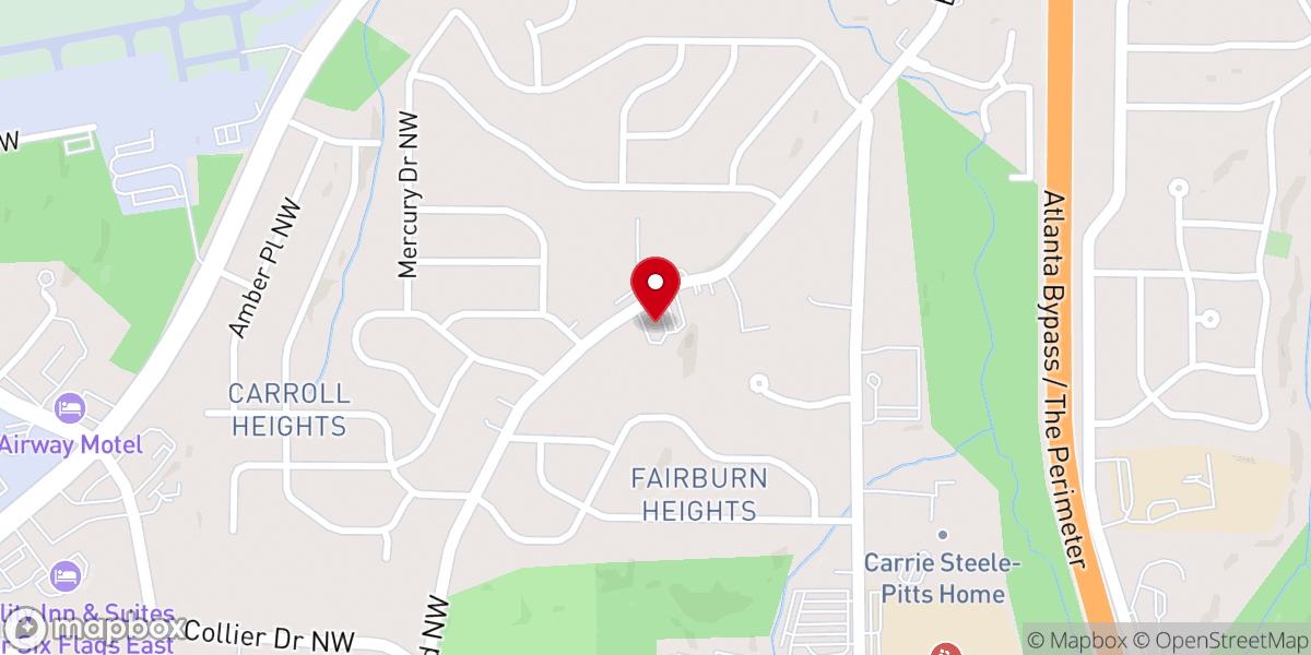Map showing location of The Path Church