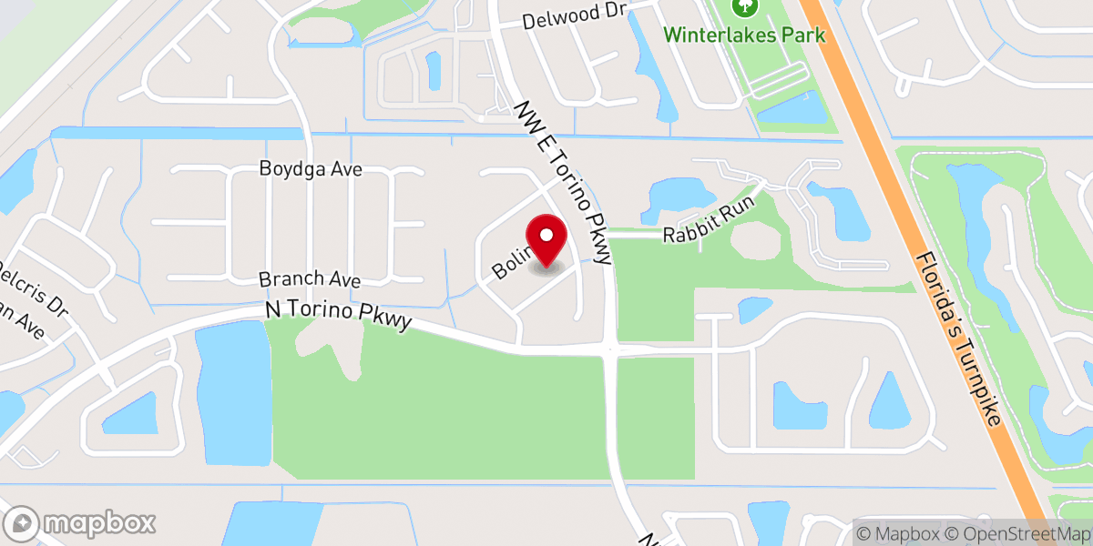 Map showing location of Catholic Church Of Unity