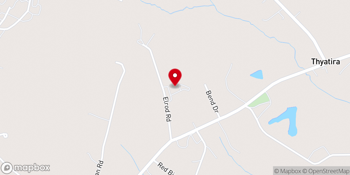 Map showing location of Saint Catherine Labouré Catholic Church
