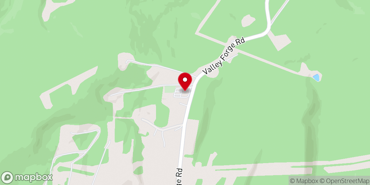 Map showing location of Dry Run Church