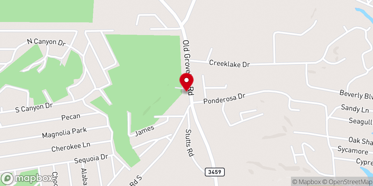 Map showing location of Revival Center Church of God - Food Distribution Center