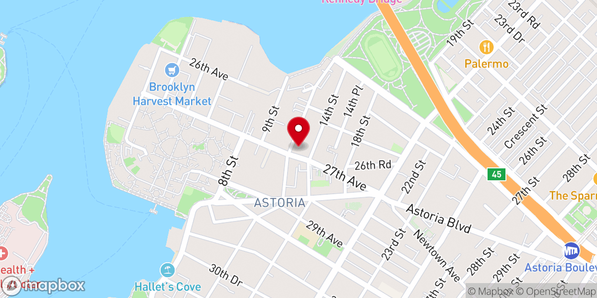Map showing location of Holy Protection Greek Orthodox Church
