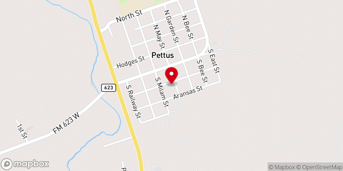 Map showing location of United Methodist Church