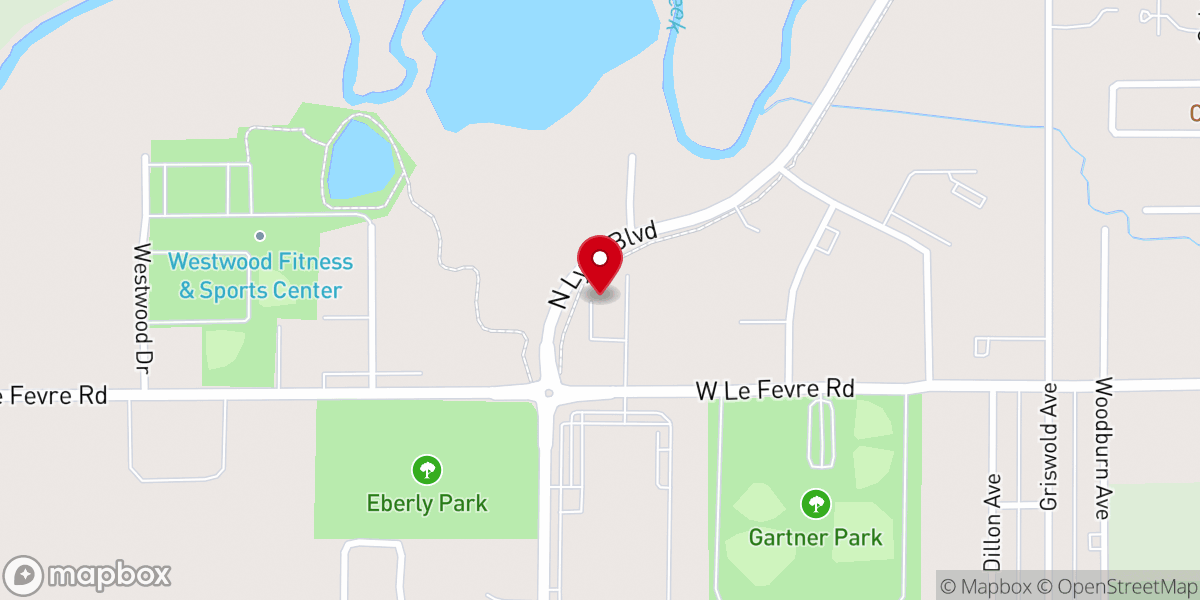 Map showing location of Sauk Valley Foodbank