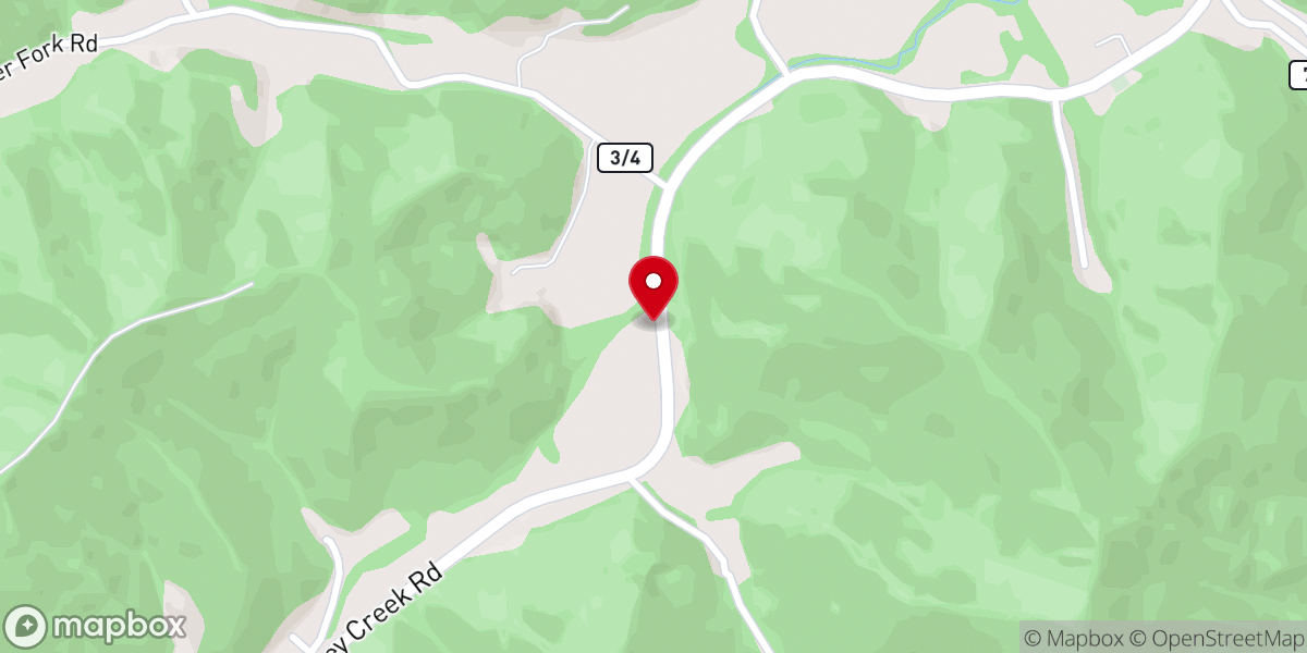 Map showing location of Stricker Bible Church