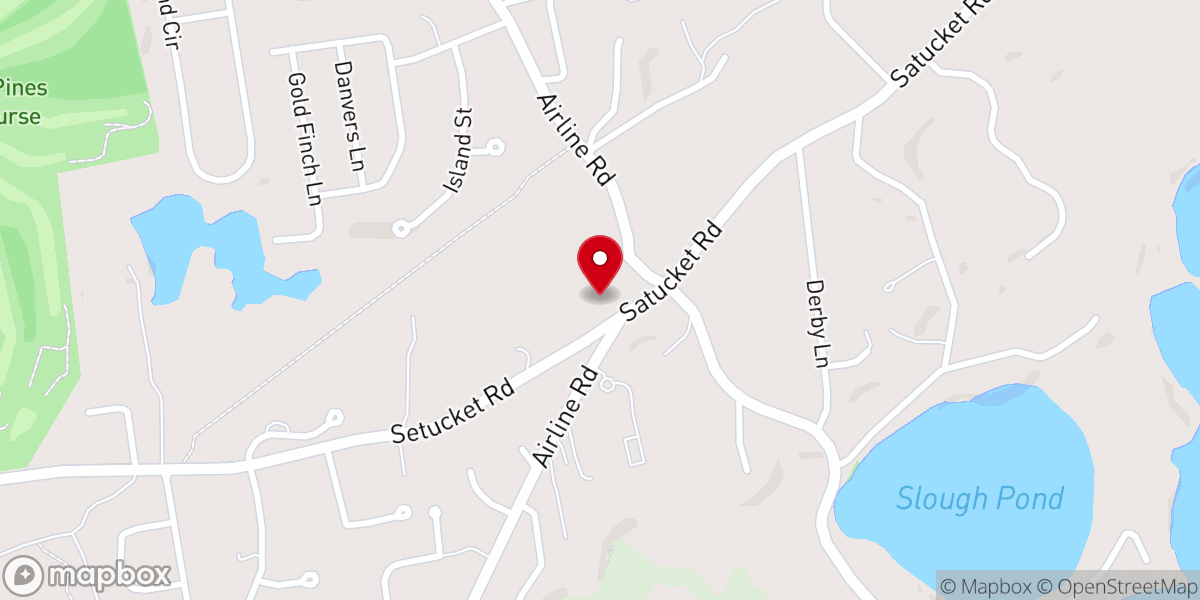 Map showing location of Cape Cod Covenant Church