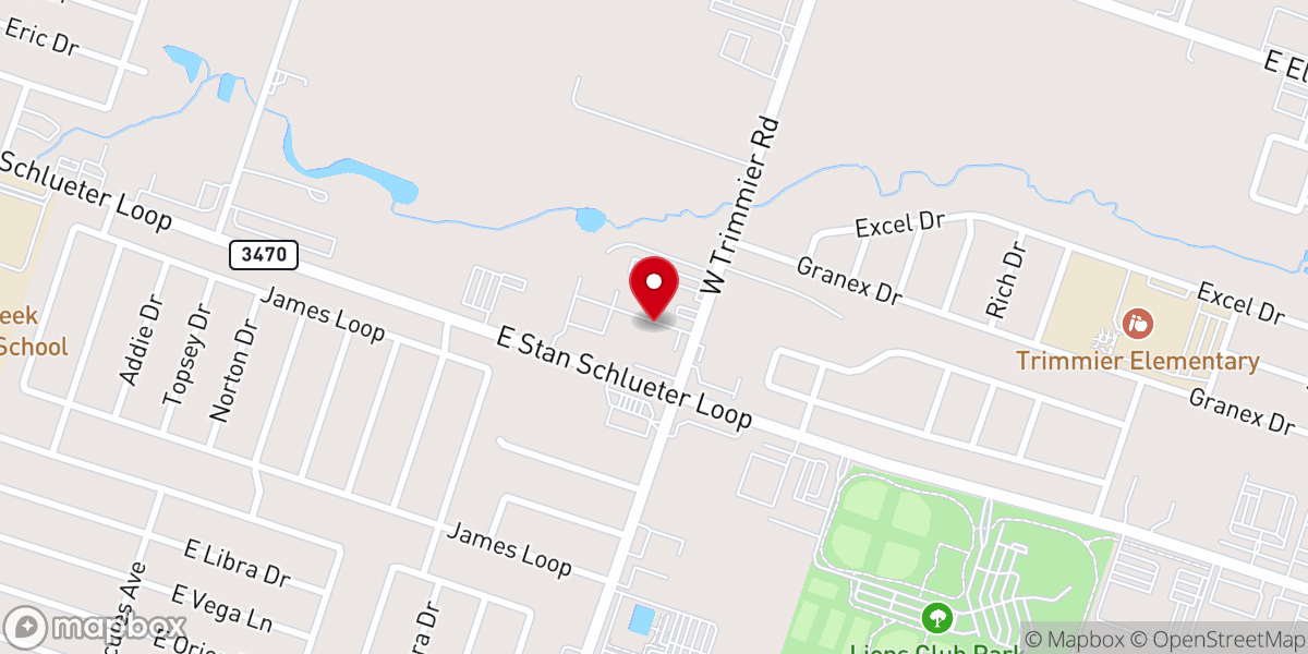 Map showing location of Maranatha Church