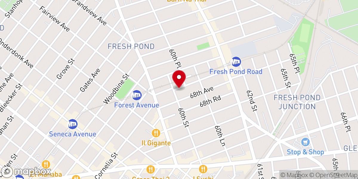 Map showing location of Emmaus Evangelical Lutheran
