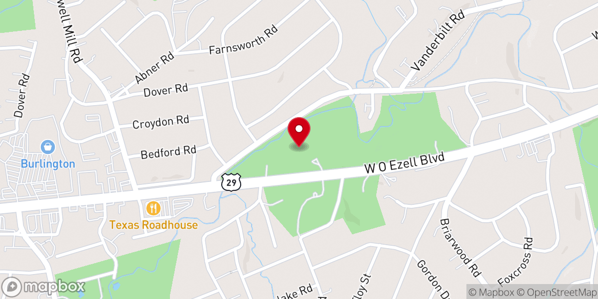 Map showing location of New Life Christian Fellowship