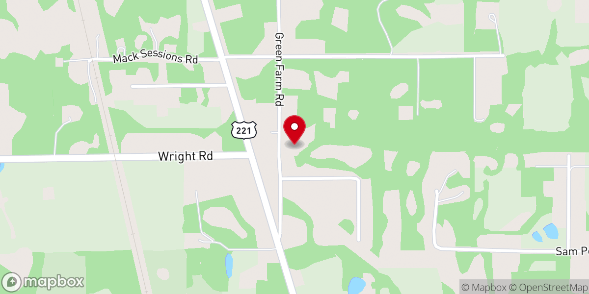 Map showing location of Perry Seventh-day Adventist Church