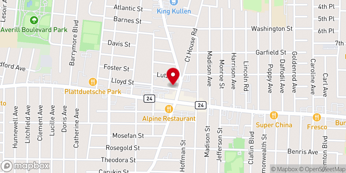 Map showing location of Saint Catherine of Sienna Roman Catholic Church