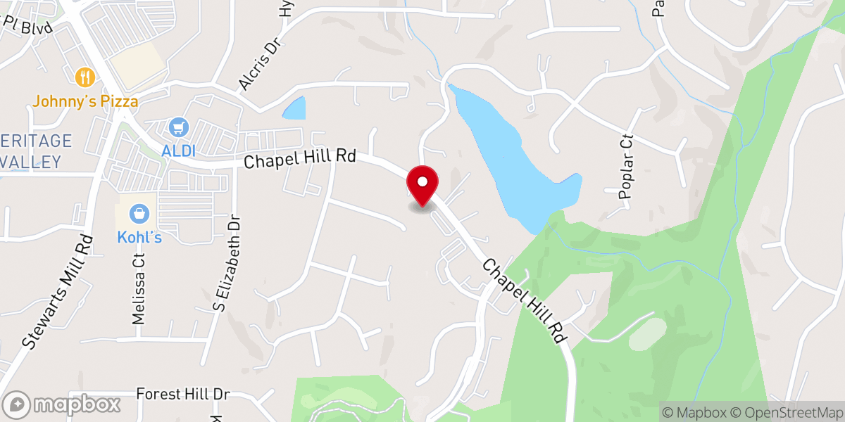Map showing location of The Lutheran Church of the Good Shepherd
