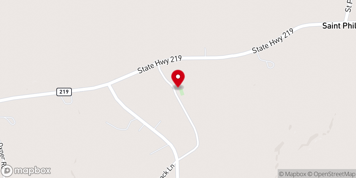 Map showing location of Clayton Memorial Unitarian Universalist Church