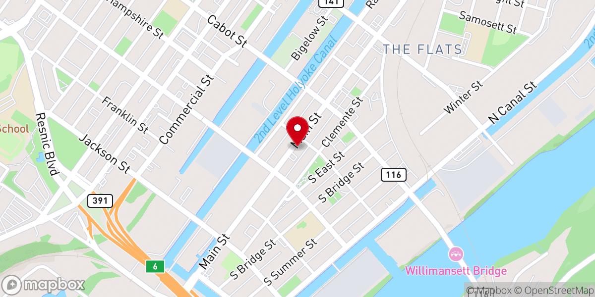 Map showing location of Holy Trinity Greek Orthodox Church