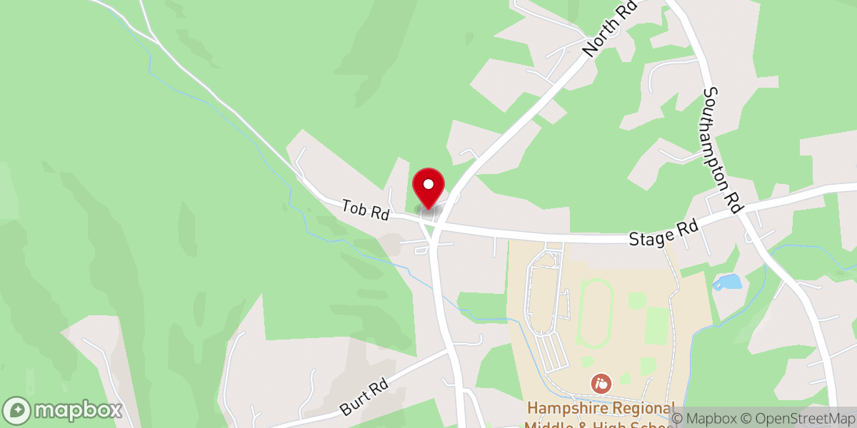 Map showing location of Westhampton Congregational United Church of Christ