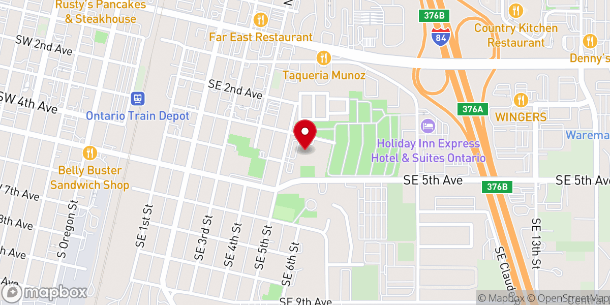 Map showing location of Christian Life Fellowship