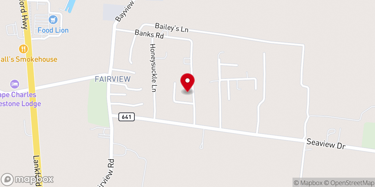 Map showing location of Mt Sinai Gospel Tabernacle