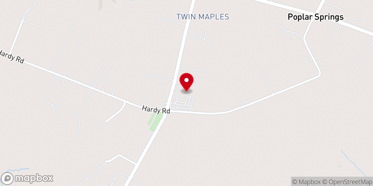 Map showing location of Saint Michael Catholic Church