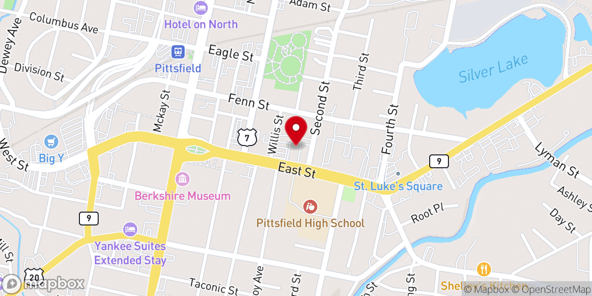 Map showing location of Iglesia Fuente de Salvación Misionera, Inc