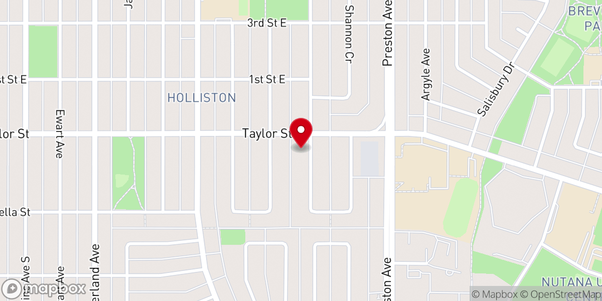 Map showing location of St. Stephen's Anglican Church
