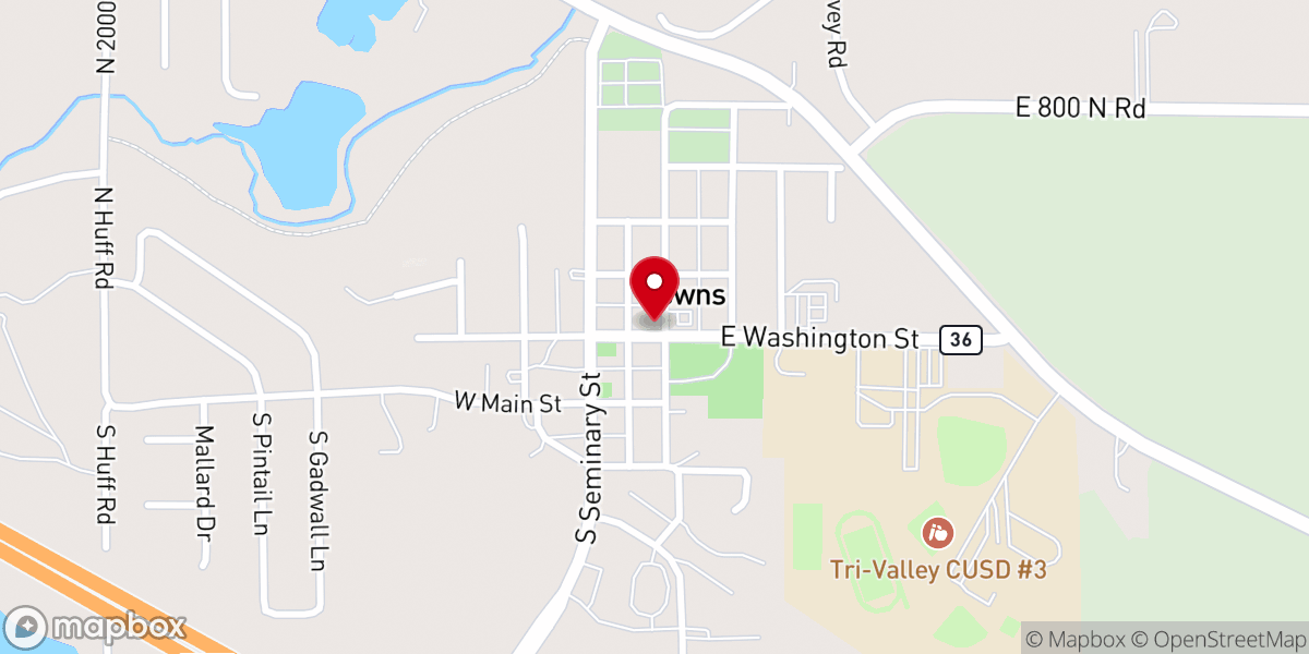 Map showing location of St Mary Catholic Church