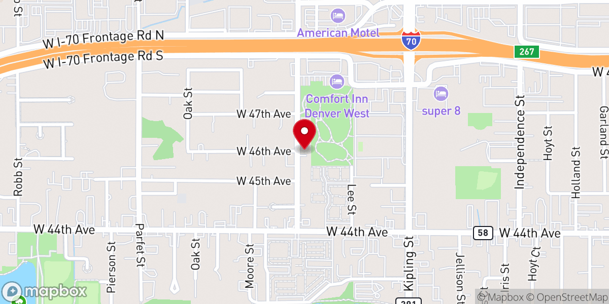 Map showing location of Abundant Grace Fellowship