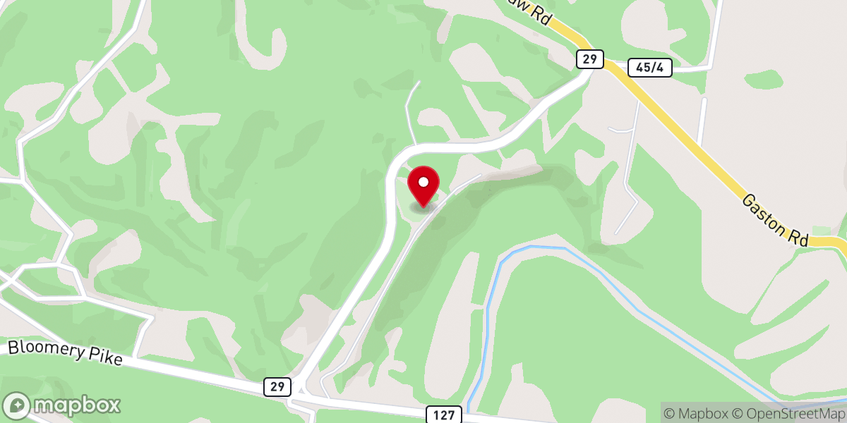 Map showing location of Island Hill Church