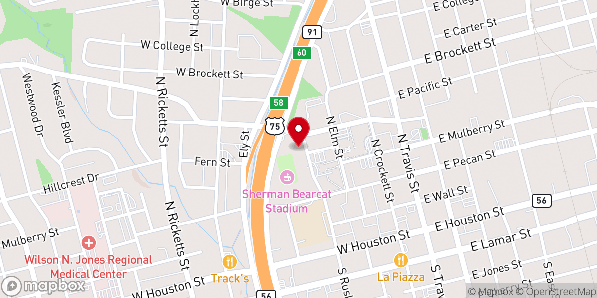 Map showing location of Evergreen Presbyterian Ministries