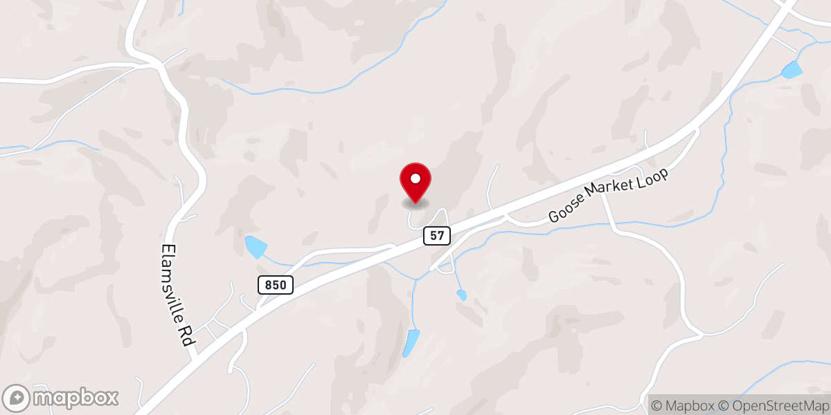 Map showing location of Jesus Saves Baptist Church