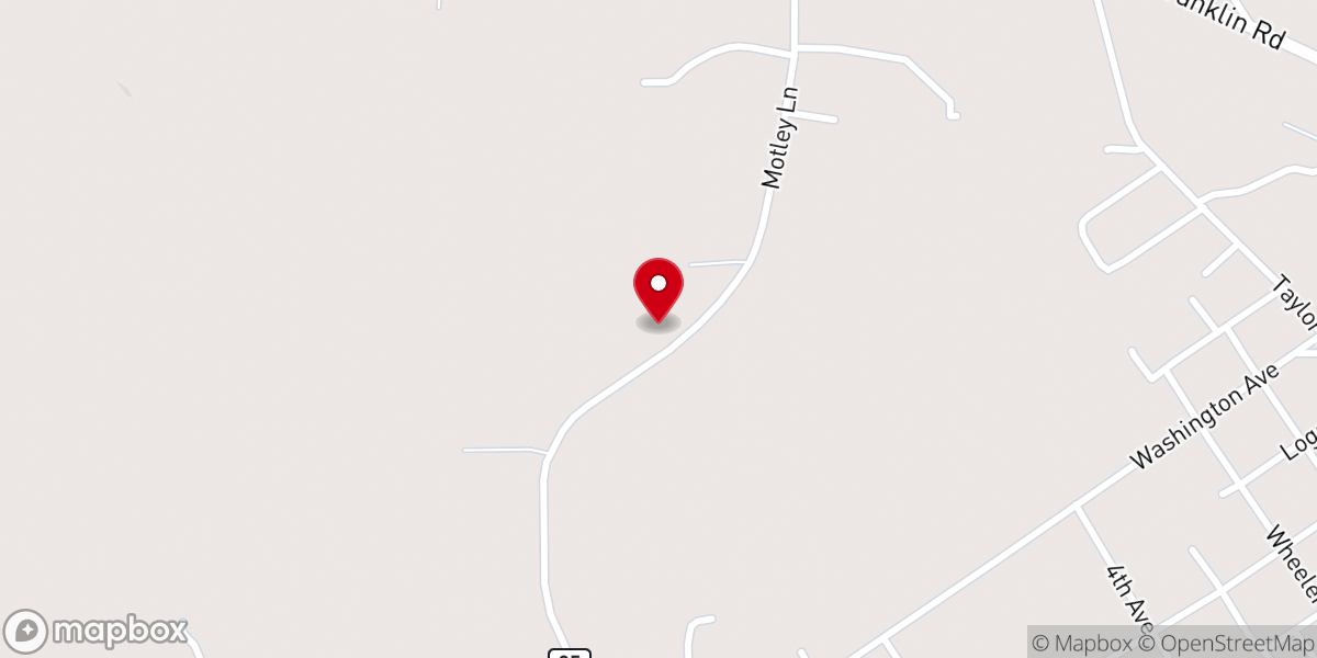 Map showing location of Pentecostal Faith Church