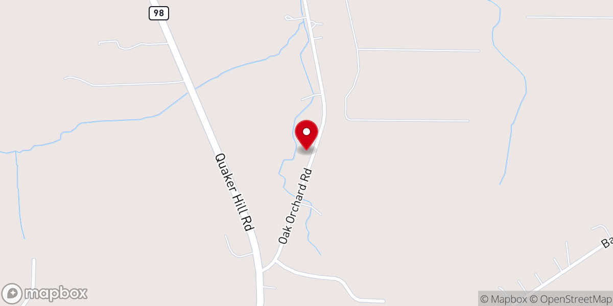 Map showing location of New Covenant Chapel