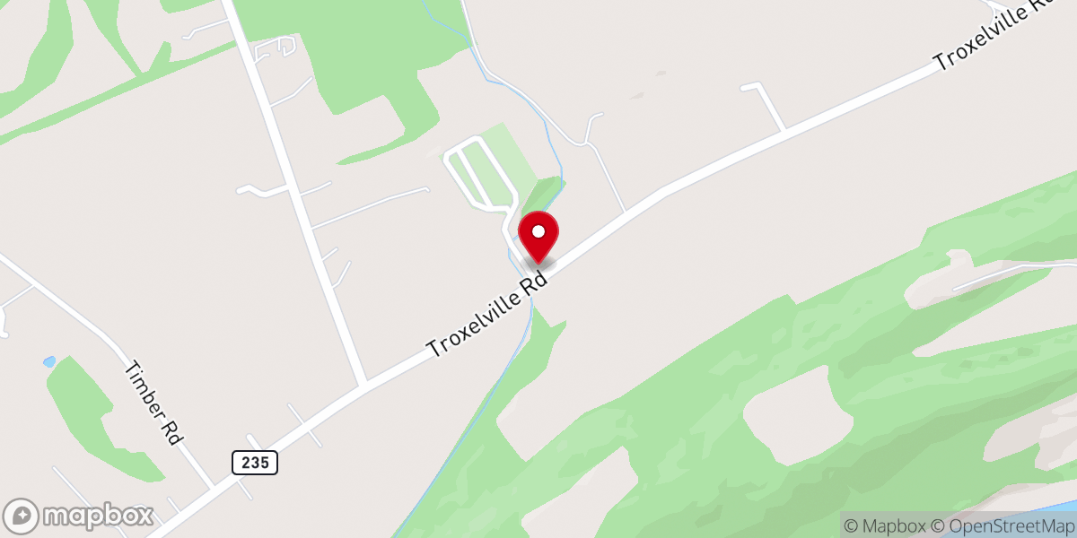 Map showing location of Grace Reformed Church