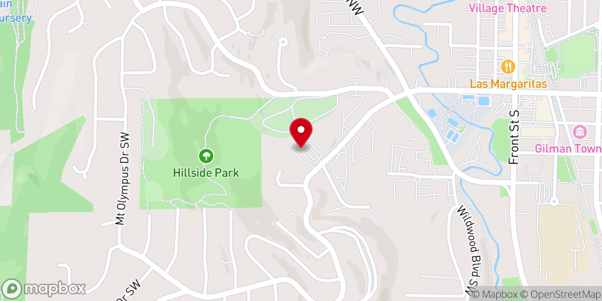 Map showing location of St. Joseph Catholic Church