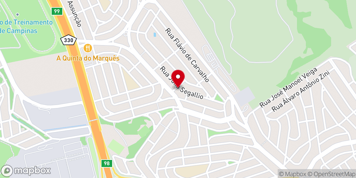 Map showing location of Igreja Batista Nova Jerusalém