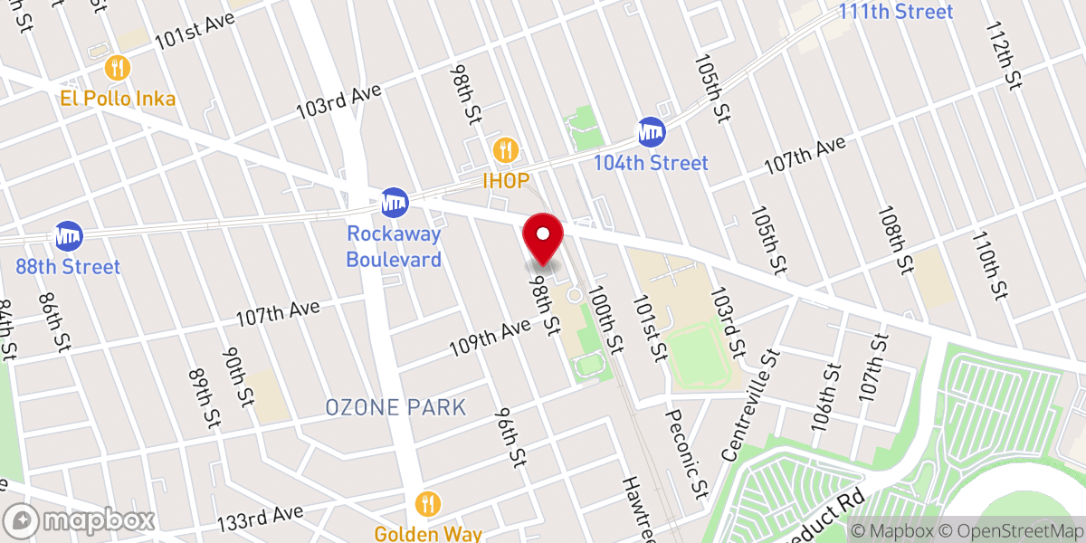 Map showing location of Liberty Bible Fellowship Church