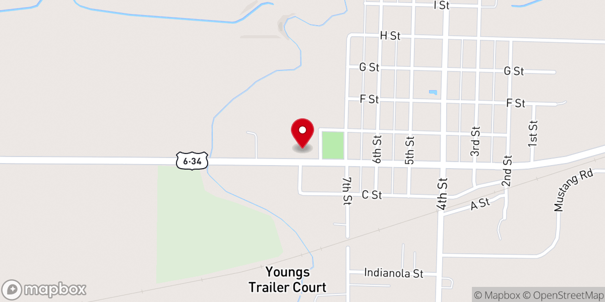 Map showing location of St Catherine Catholic Church