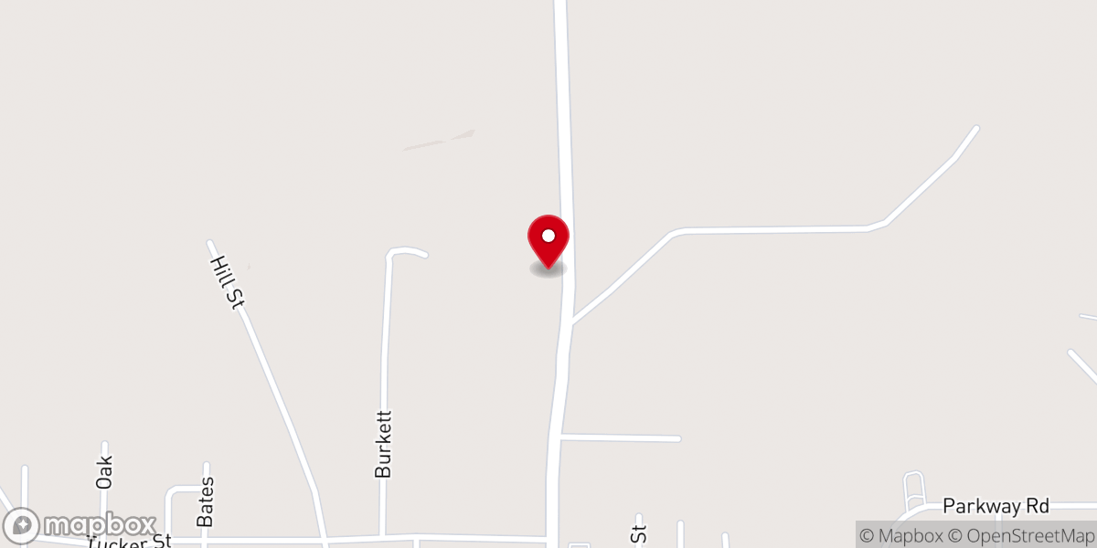 Map showing location of Bienville Community Health Center