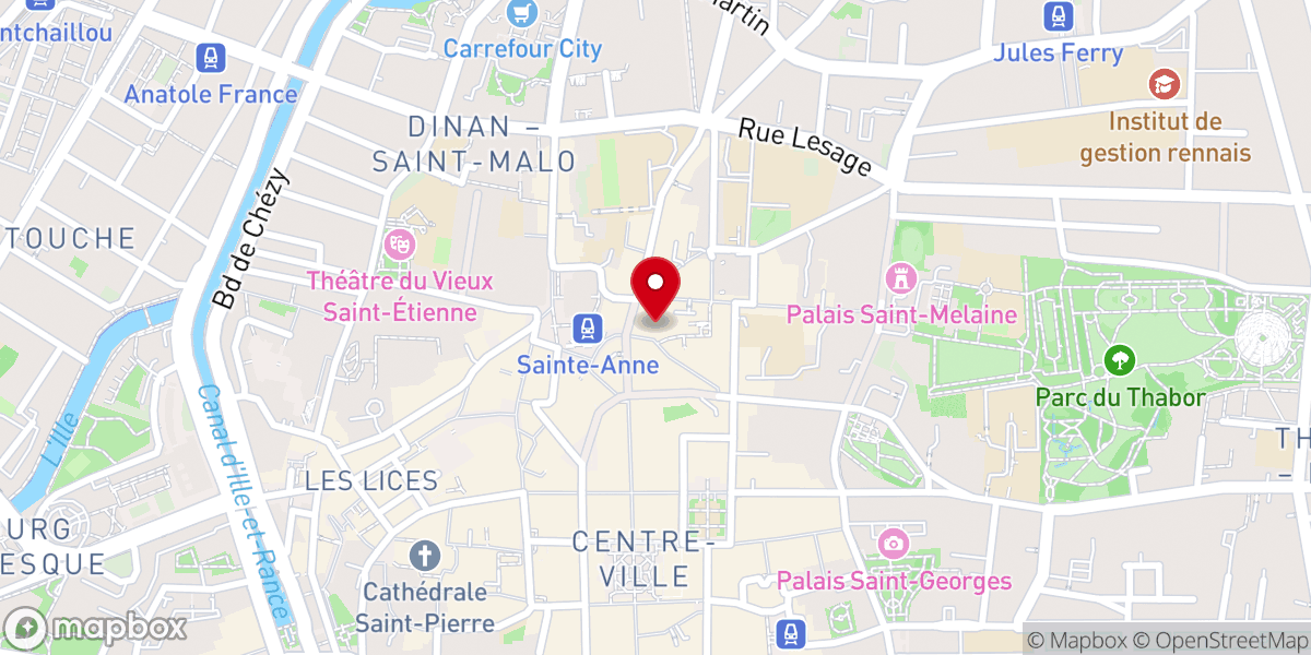 Map showing location of Ass Communaute Imm Conception
