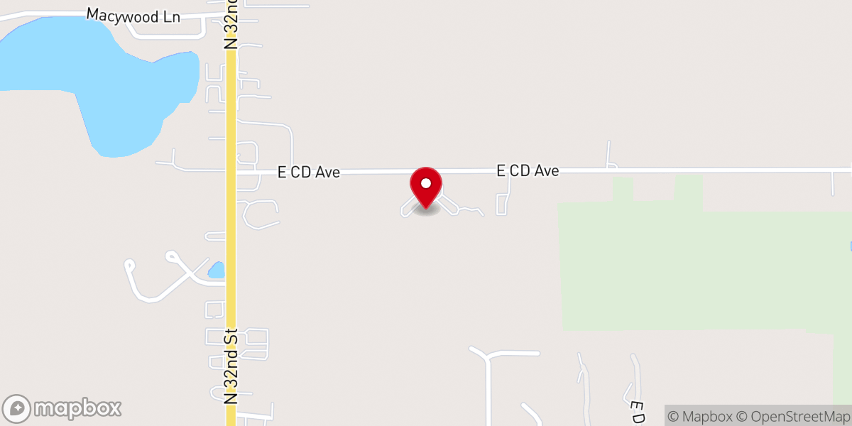 Map showing location of Living Hope Community Church