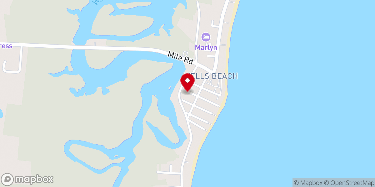 Map showing location of Sisters of Notre Dame