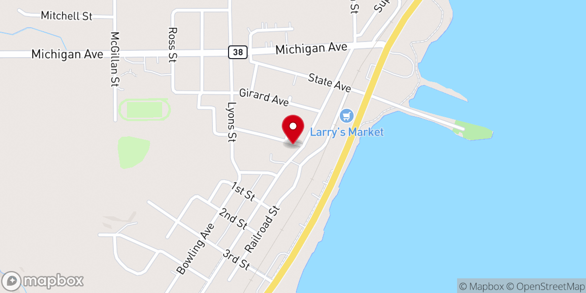 Map showing location of Victory Christian Assembly