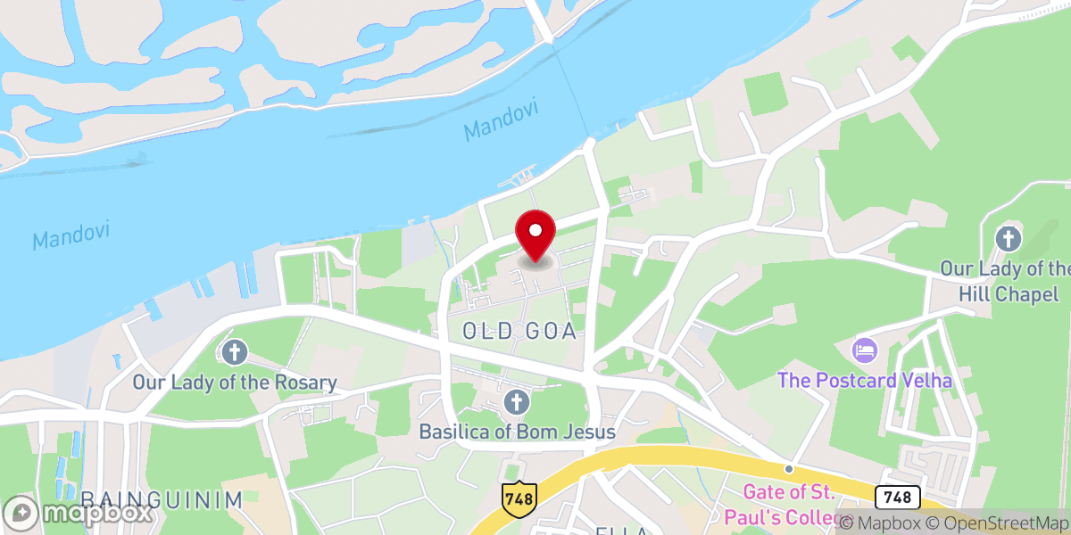 Map showing location of Se Cathedral