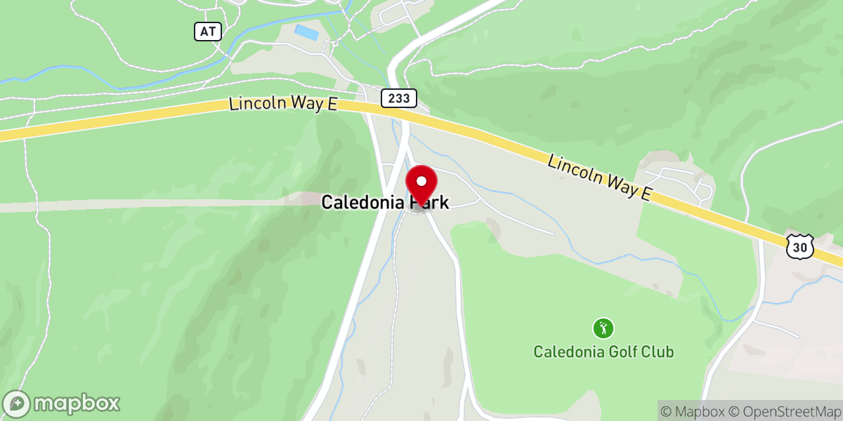 Map showing location of Cathedral in the Pines