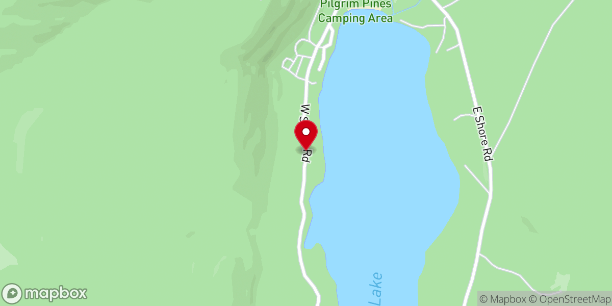 Map showing location of Camp Squanto
