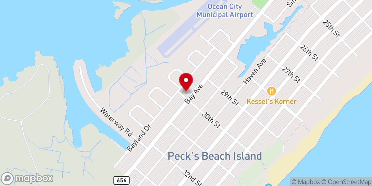 Map showing location of Holy Trinity Episcopal Church
