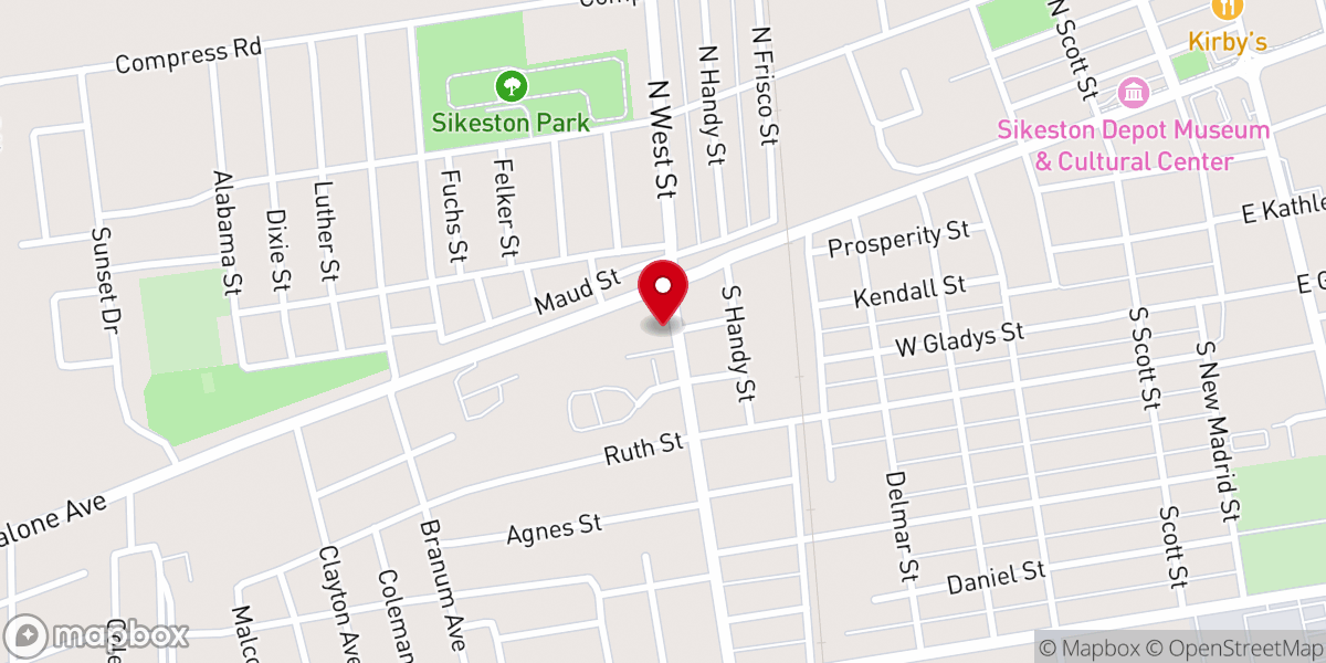 Map showing location of New Covenant Christian Fellowship Ministries