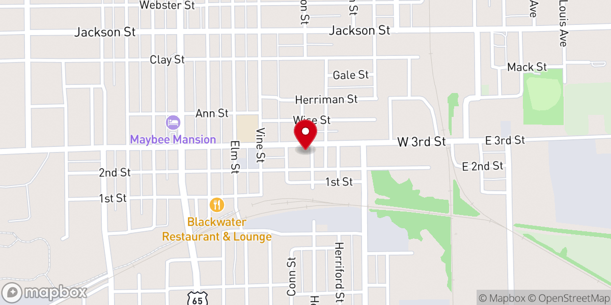 Map showing location of Soul's Harbor Church of God